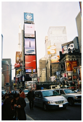 The opposite side of Times Square